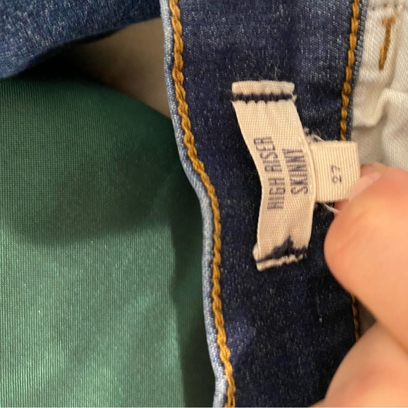 Madewell Dark Wash High Riser Skinny Jean Size 27 - Picture 5 of 5